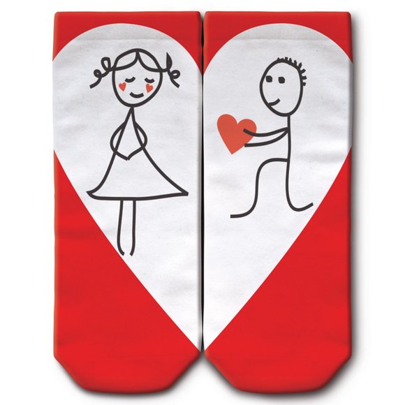 Valentine's Day Socks - 5 Pairs - Picture 2 of 6